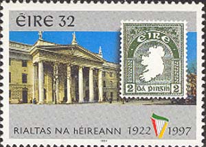 Центральный почтамт и марка Ирландии