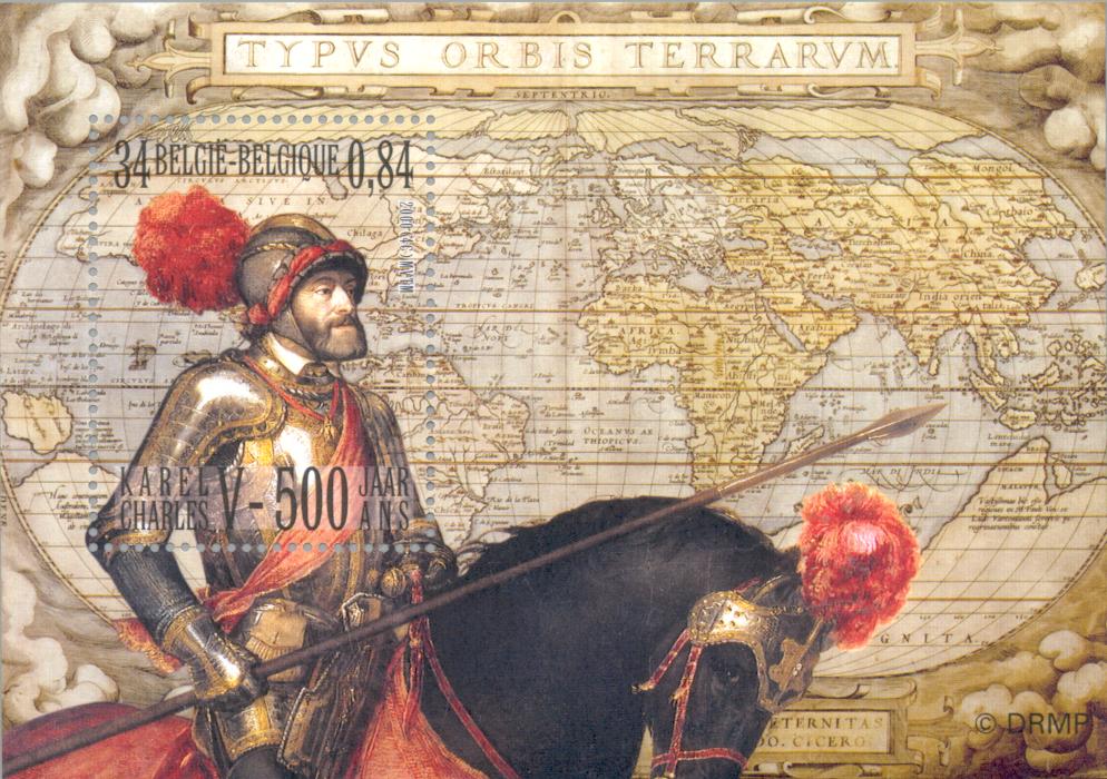 Карл V, карта России